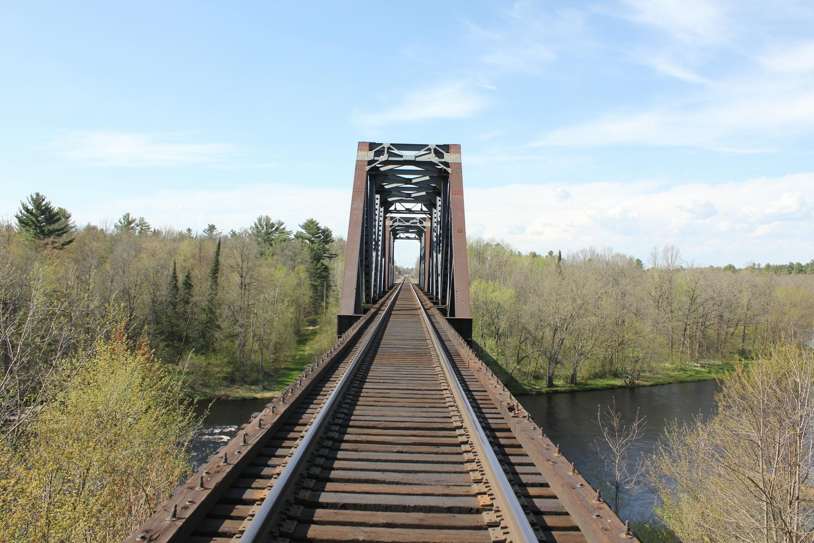 Looking north